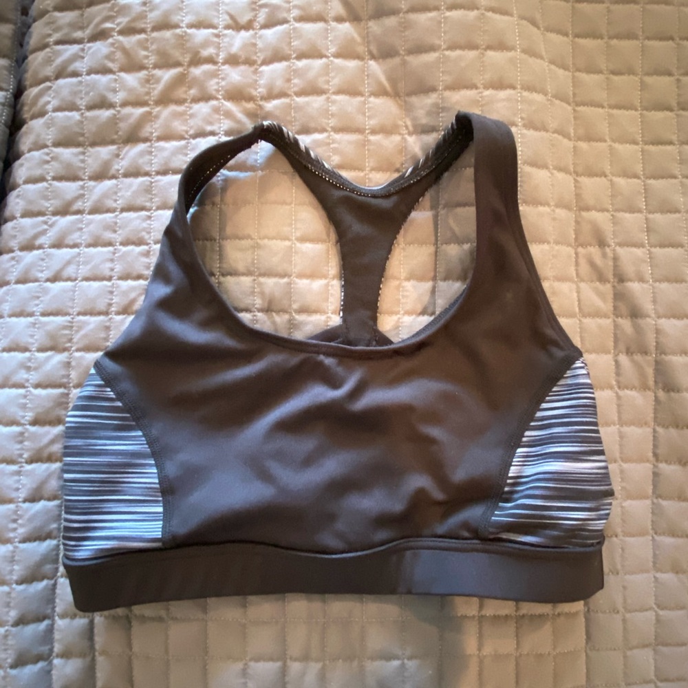 Sports bra swimsuit top